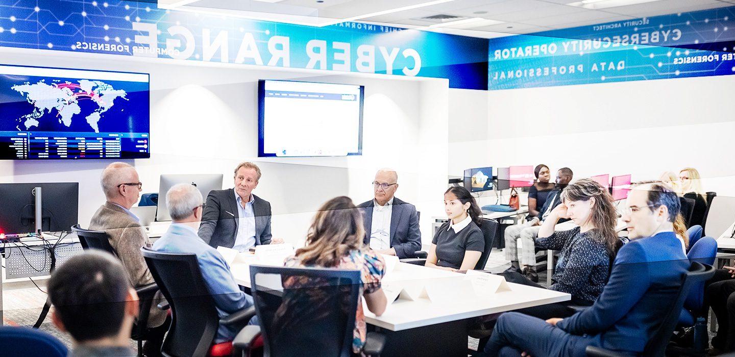 The Cyber Security Center at Metropolitan State University of Denver during an award ceremony featuring the State of Colorado Attorney General Phil Weiser